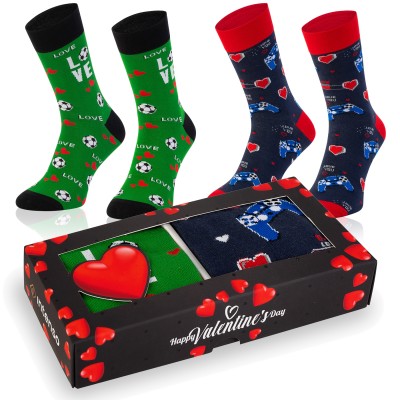 Skarpety walentynkowe...