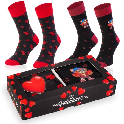 Skarpety walentynkowe...